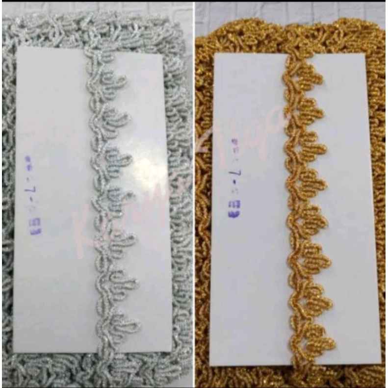 renda kur besar emas perak