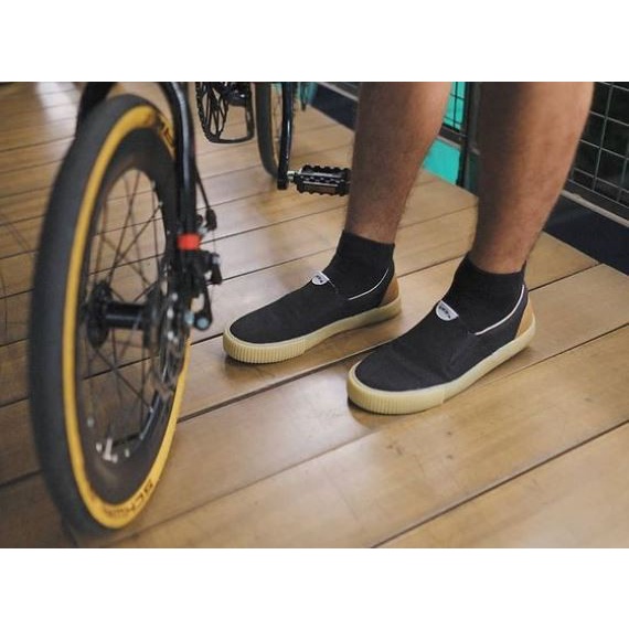 Sepatu Slip On Pria Rafheoo X Intro Slip On Troy Bla Gold