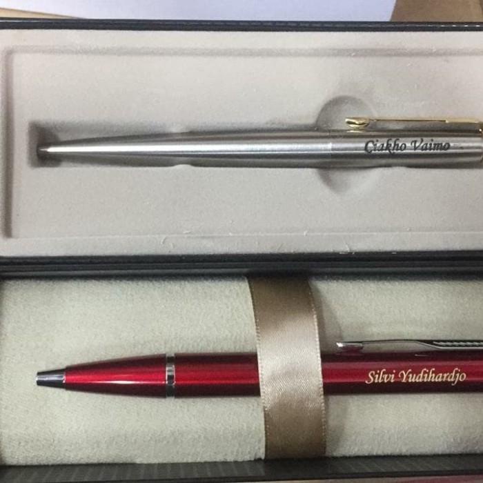 

Pulpen Parker Im Merah Ballpoint Crome Trim Klip Silver