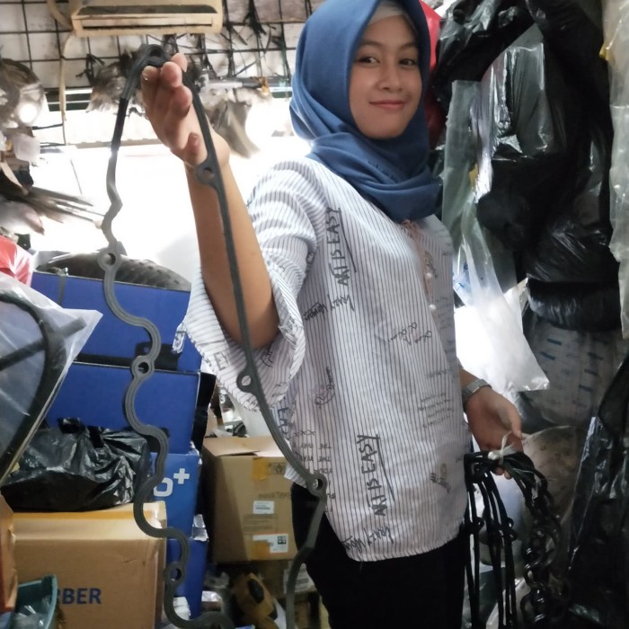 paking tutup klep gasket rocker cover hyundai accent verna avega