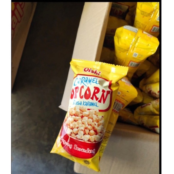 

[KODE PRODUK JKQTR9487] Oishi Popcorn Caramel RENCENG