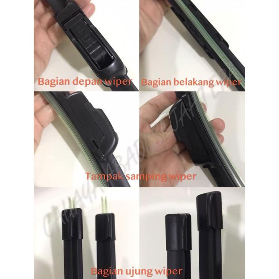 wiper frameless Toyota Innova 2008-2011 uk. 24"-16"