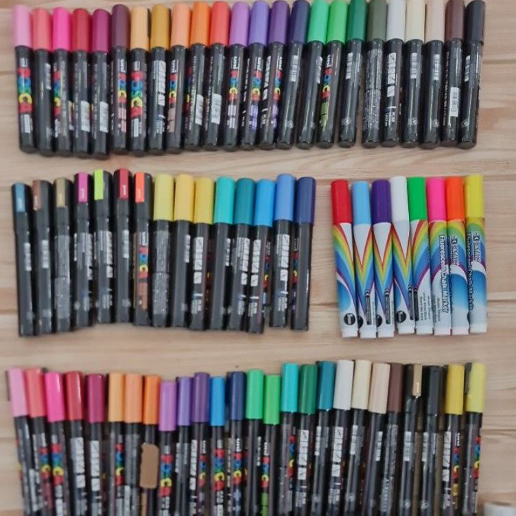 [KODE PRODUK IVQL94462] posca pc3 26warna & PC 1 6warna