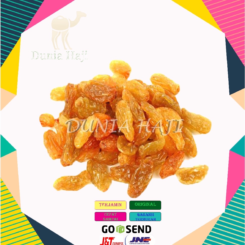 

[KODE PRODUK YKMQR8742] Kismis Anggur Golden Raisin / Kismis Asam Manis Raisin Starr untuk Oleh Oleh Haji dan Umroh