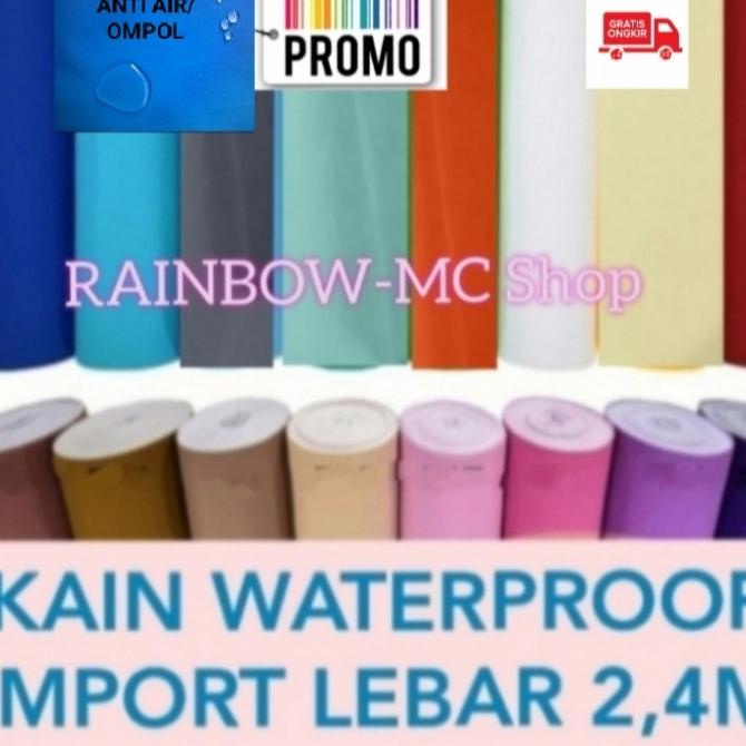 New Kain Sprei Waterproof Meteran /Anti Ompol Import Lebar 2,4M