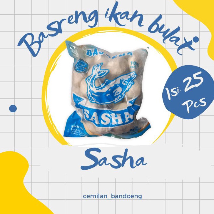 

[KODE PRODUK Z6HAN4434] BASRENG IKAN BULAT SASHA ISI 25 PCS