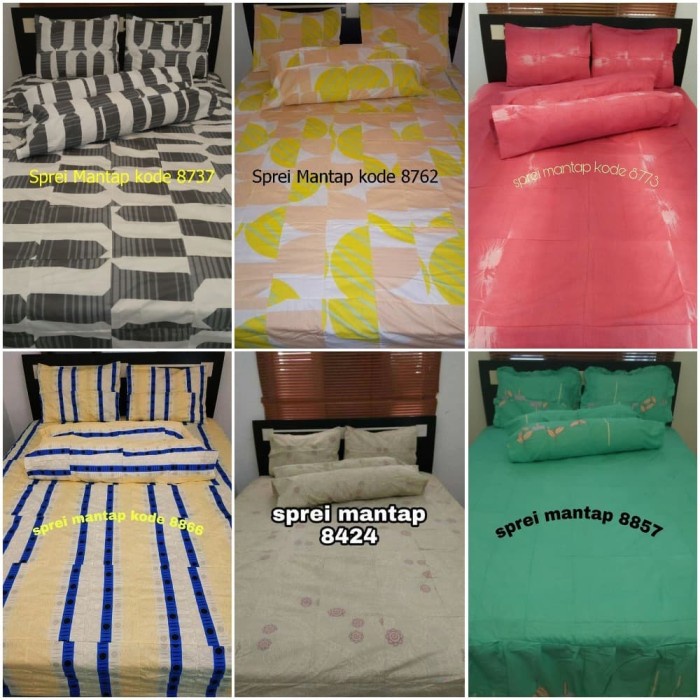 MUST HAVE SPREI PERCA MY LOVE UK 140X200 BAHAN KATUN CVC TERBARU