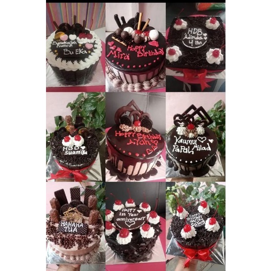 

aneka kue black forest