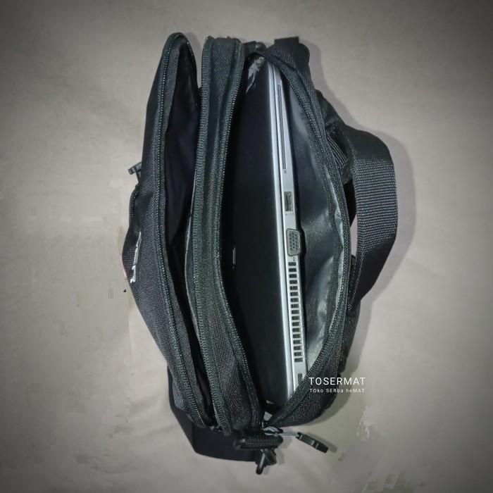 Eiger 3 Logic Navigator Mega-X Ori Tas Ransel Selempang Laptop - Hitam