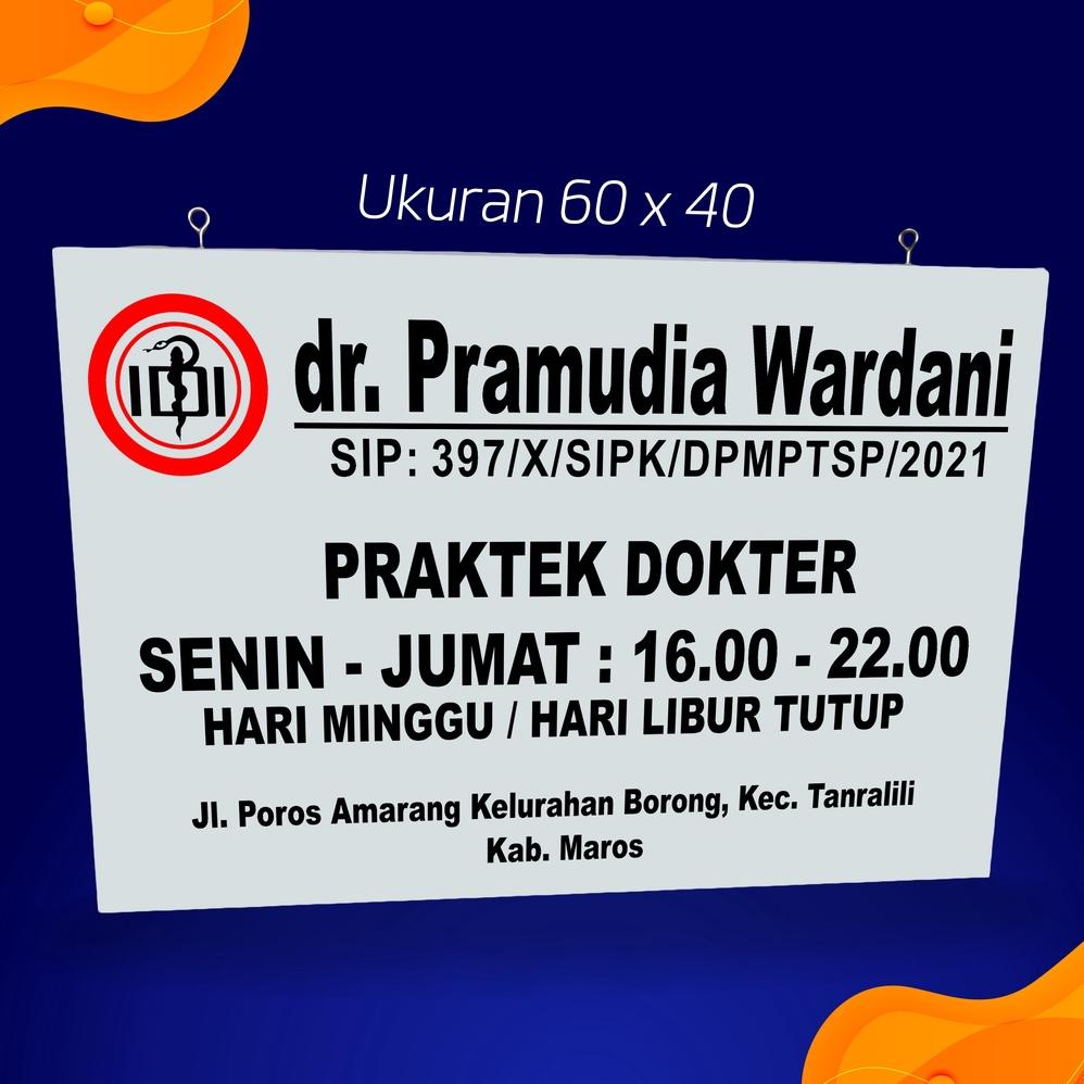 

Terbaik Papan Nama Dokter Praktek Wxy