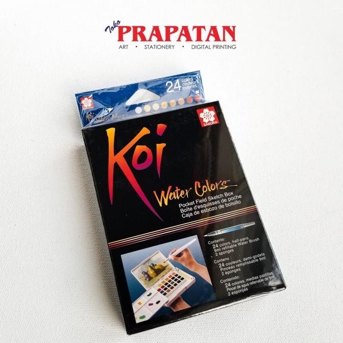 

Sakura Koi Water color 24 warna