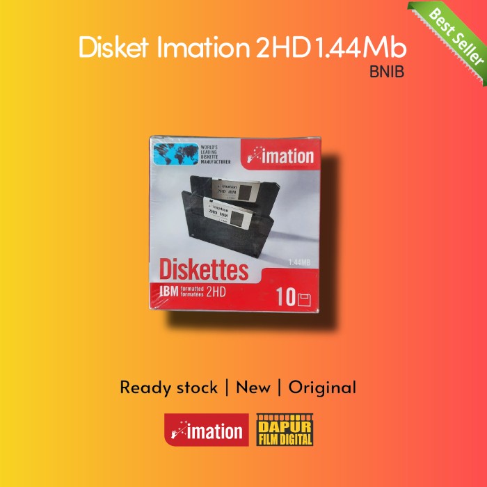 Terlaris Disket Imation Ibm Formatted 2Hd Diskettes