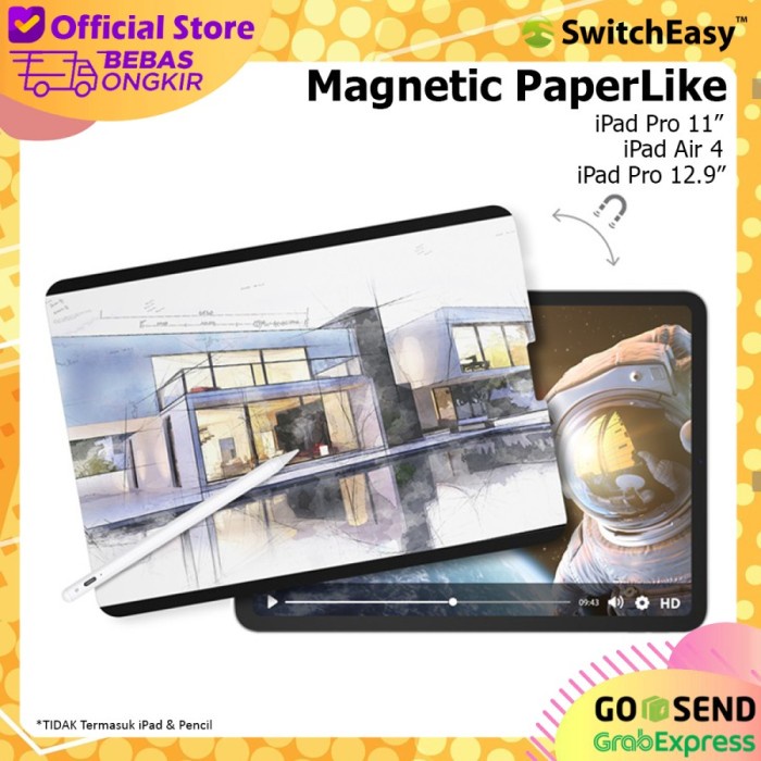 Terlaris Anti Gores Paperlike Magnetic Ipad Pro 12.9 2021 Ipad Pro 12.9 2020