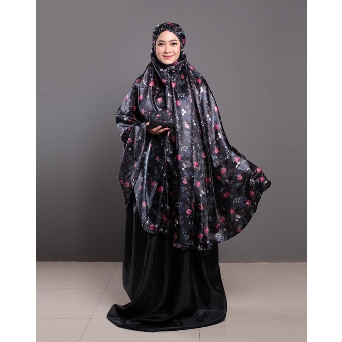 Mukena Travel DS Mukena Traveling Mini Azalea Motif AB All Size
