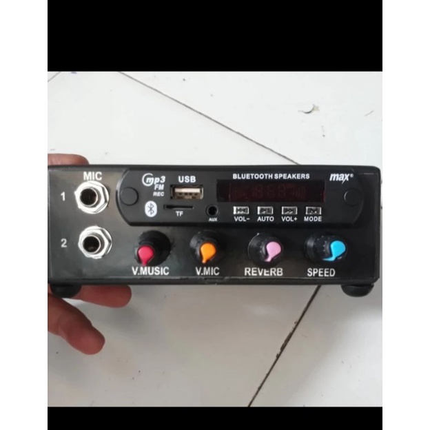 modul mp3 Bluetooth karaoke siap pakai dengan adaptor