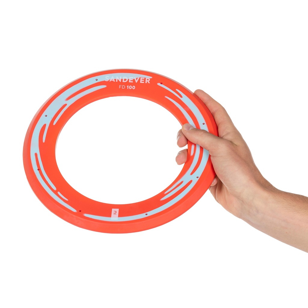 DECATHLON OLAIAN Frisbee soft merah untuk lemparan jarak jauh. - 8796069