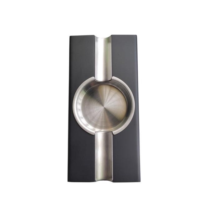 Asbak Metal Cerutu 2 Slot - Cigar Ashtray