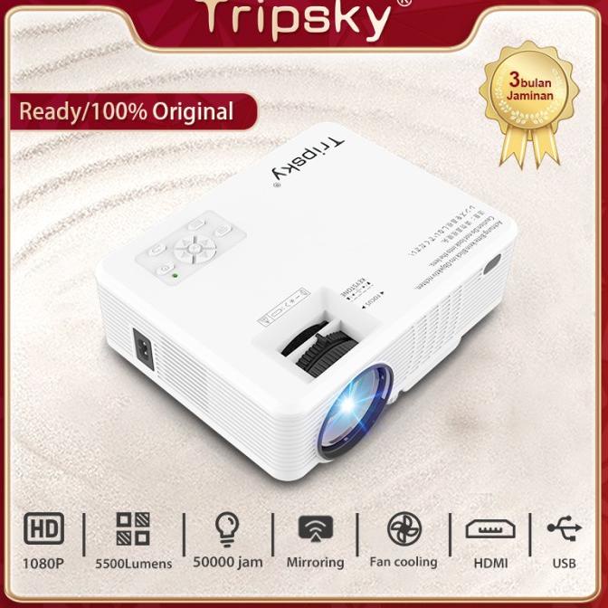 Proyektor LED-tripsky-1080P HD home theater T3 mini proyektor