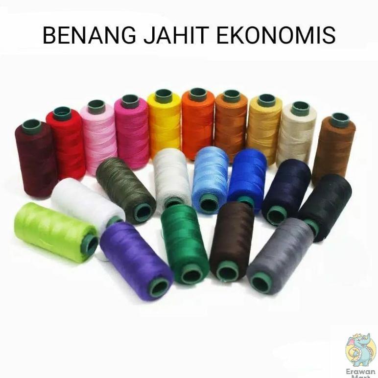 Terbaru Cod - Benang Jahit Tangan Besar / Benang Jahit Warna Warni / Polyester / Benang Jahit Putih 