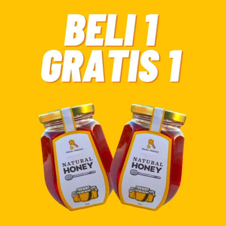 

[KODE PRODUK 87HE94691] BELI 1 GRATIS 2 MADU RAW HONEY 720gr free 385