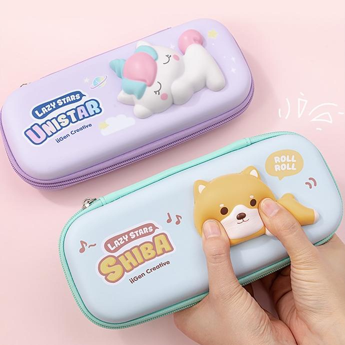 

Tokkado Fuwa Squishy Pencil Case Kotak Pensil Besar Anak Sekolah Lucu