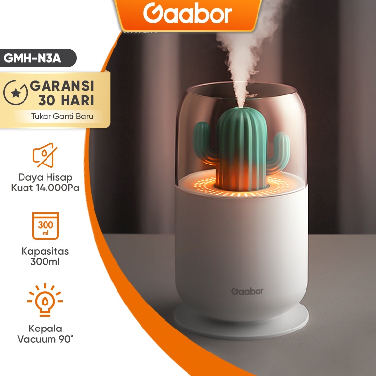 Paling Diminati.. Gaabor Humidifier Diffuser Air Purifier Silenced Pelembab Udara Mini Rmah dan Kant
