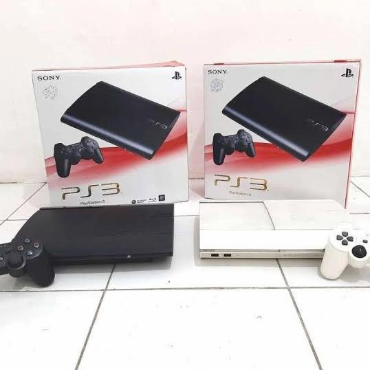 Ps3 Super Slim Ps 3 500 Gb Second Bisa Request Game Full Game