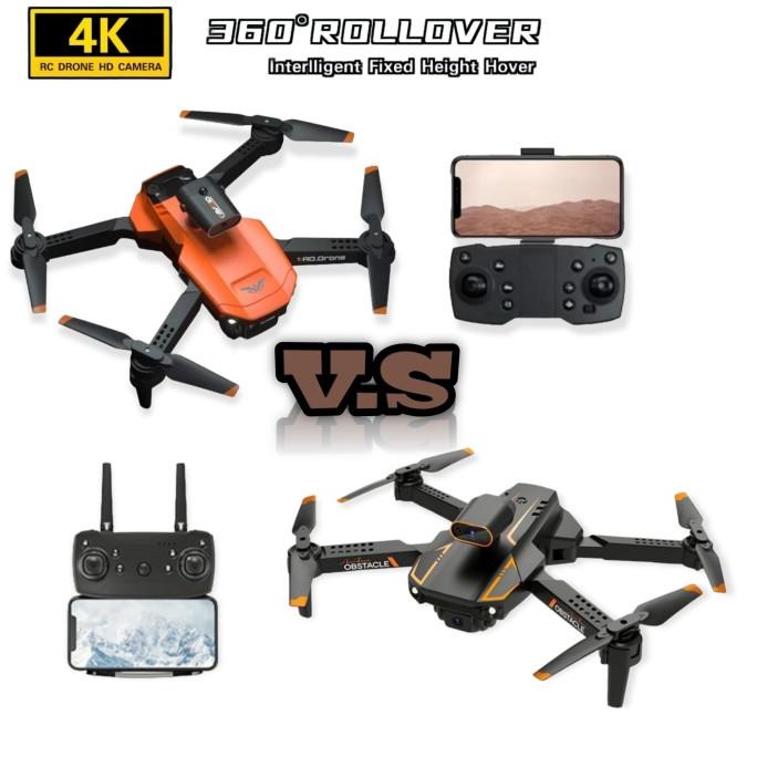 S91 Drone 4K Dual Kamera Rc Quadcopter Wifi Fpv Mini Drone Vs E99 Pro