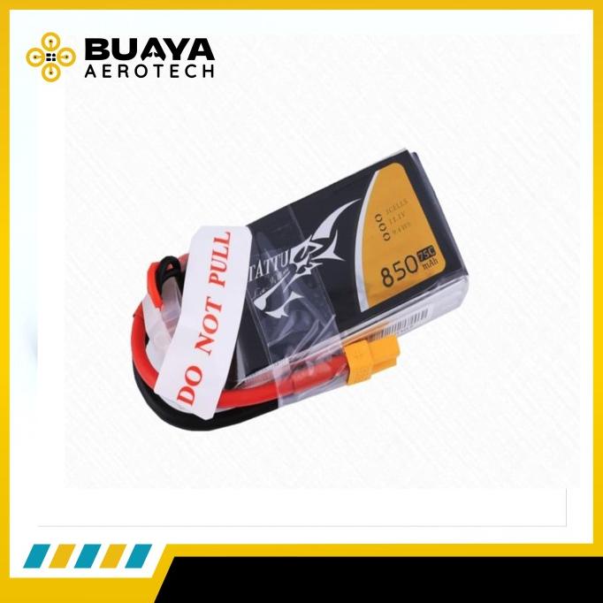 Tattu 850Mah 3S 75C Baterai Lipo 3S Xt30 For Racer Drone Pesawat