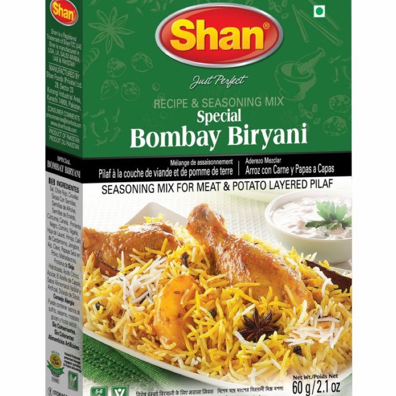 

5.5 STOK READY Shan Bumbu Briyani