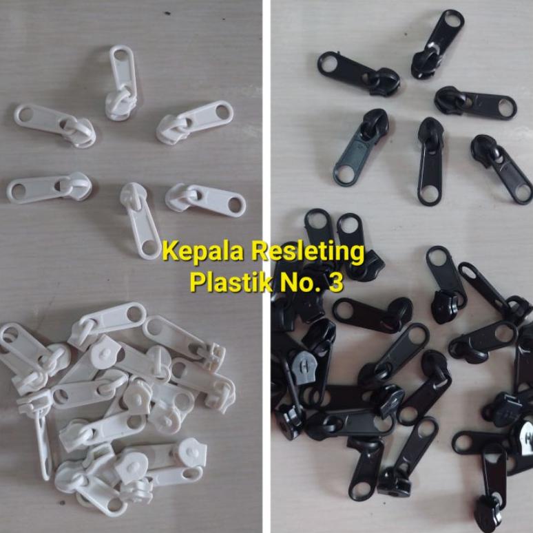Laris Kepala Resleting Plastik No.3