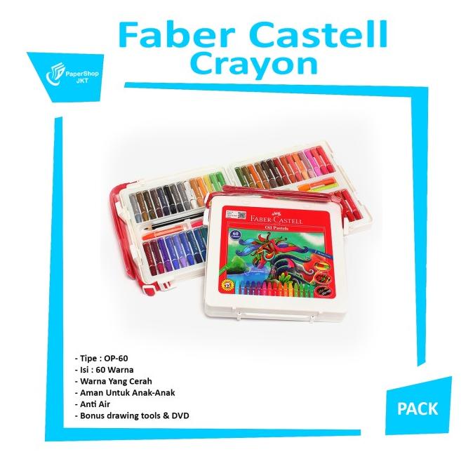 

Faber Castell - Crayon Oil Pastel 60 Warna - Set