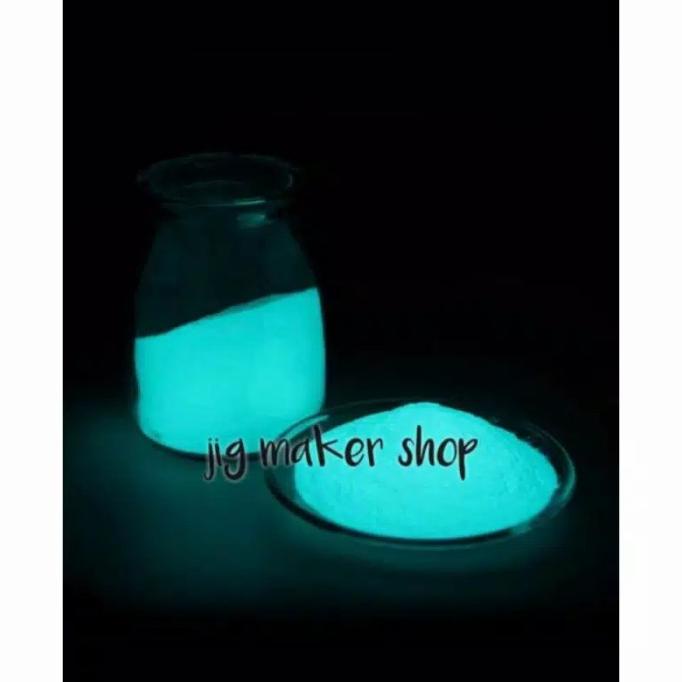 

bubuk fospor gid strontium aluminate.kualitas halus.biru tosca 100gram