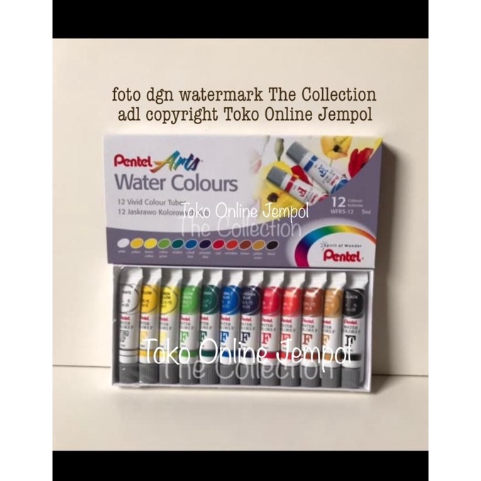 

ATK0320PT 12 warna Cat Air PENTEL WFRS 12 Watercolour art color