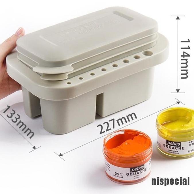 

AT618 Nis-ty Tempat Penmpan Kuas kis Cat Minyak