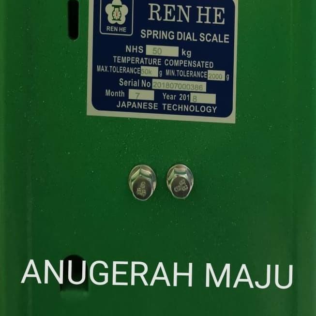 Timbangan Duduk Jarum 50K Vietnam Qlty /Timbangan Manual Ren He 50 Kg