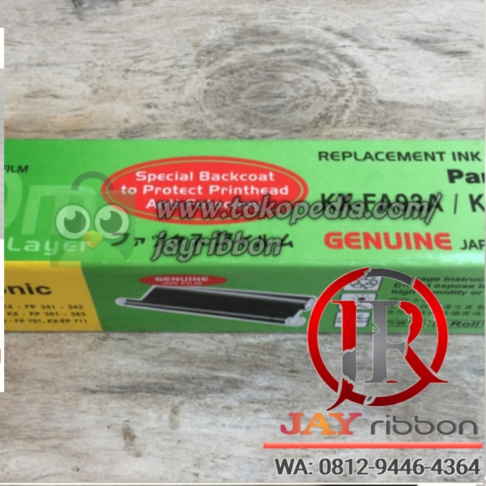 

Best Seller Karbon Fax Kx-Fa93A / Kx-Fa57E ( 3 Layer 60M ) Ink Film Ori