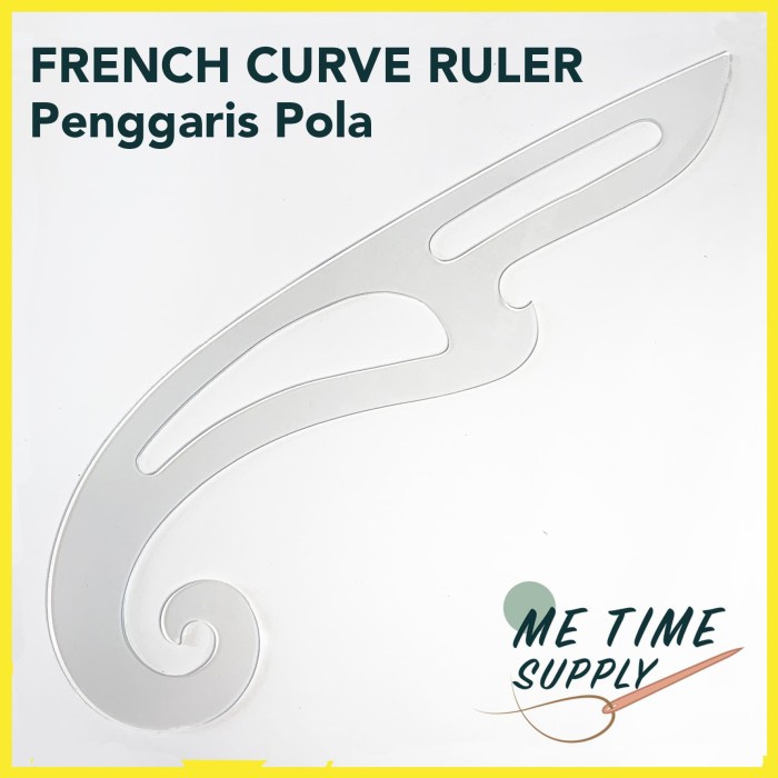 

Ggaris Pola Jahit Lengkung / French Curve Ruler