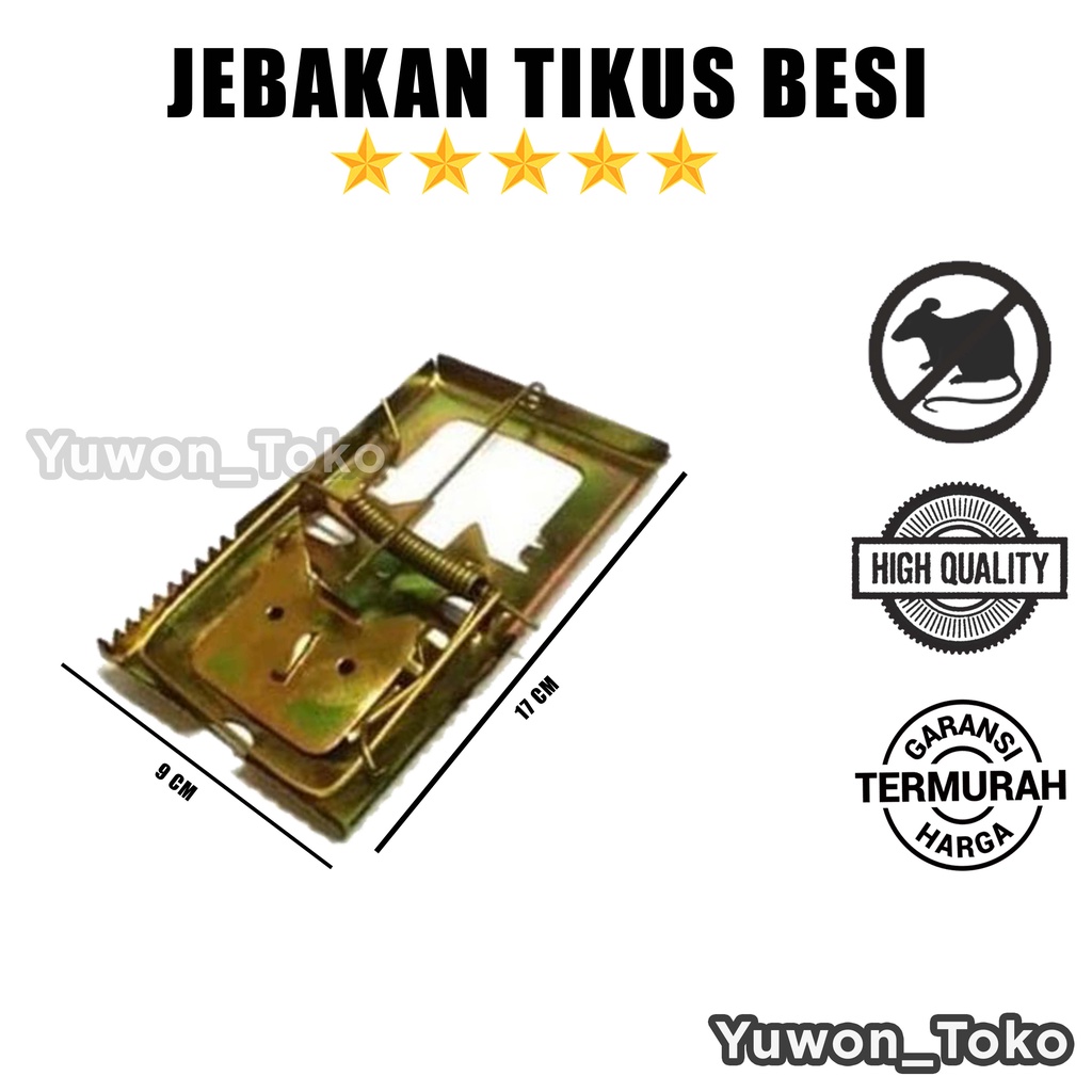 (EMAS)Jebakan Tikus Besi/Jebakan Tikus Ampuh/ Jebakan Tikus /Jebakan Tikus Besar/Jepretan Tikus/Penj