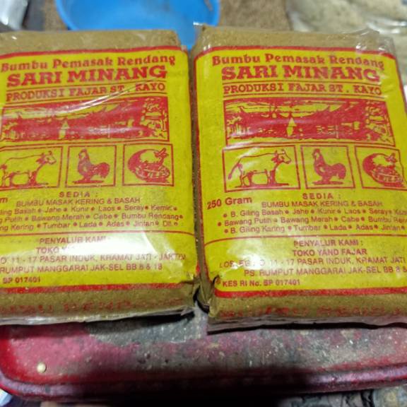 

[KODE PRODUK E76AR6743] sari minang rendang Bumbu rendang bumbu pemasak rendang sari Minang 250 gr