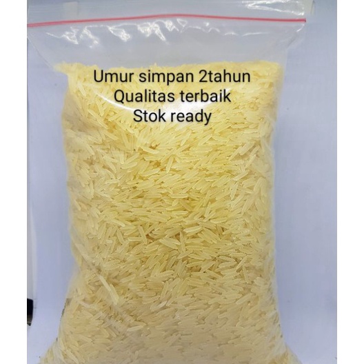 

DCNF0075㊢ BERAS BASMATI ASLI INDIA SELLA 1KG ㊪