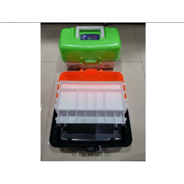 Terlaris Box Pancing Pro-Hunter X2000/X3000 Tray Tackle Box