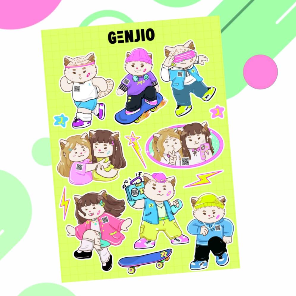 

JINISO - GENJIO Full Sticker Pack