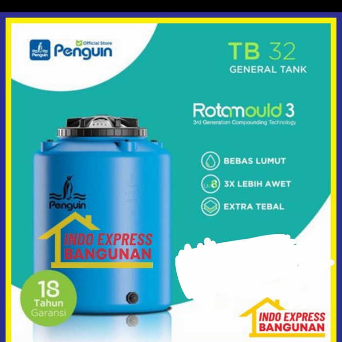 TANGKI/TANDON/TOREN AIR PENGUIN TB 32 ANTI LUMUT GARANSI RESMI 18 THN