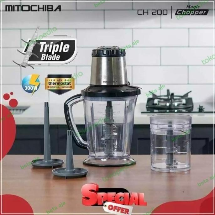 FOOD CHOPPER MITOCHIBA BLENDER SERBAGUNA CH200 CH 200 DAGING