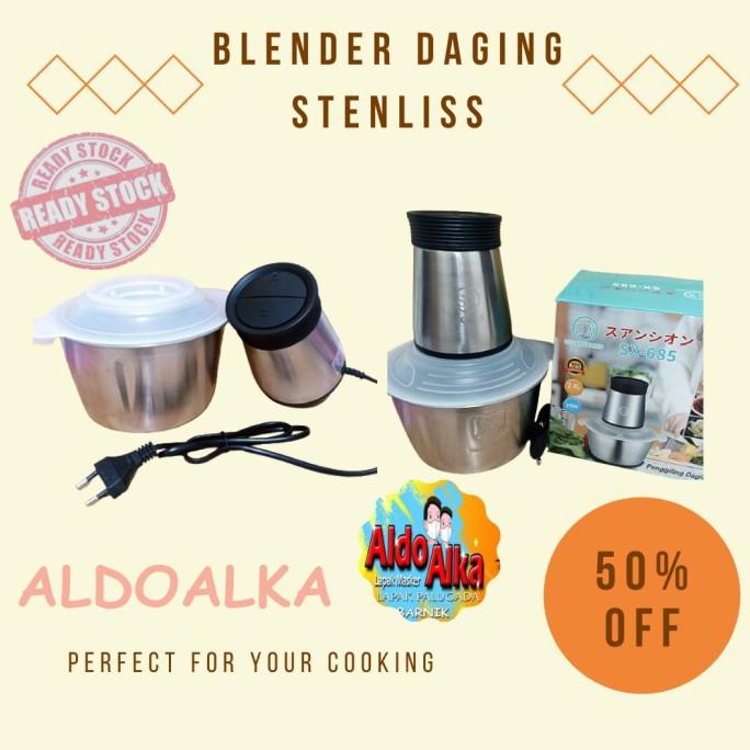 Blender Daging Stainless Steel Chooper SX-685 Penggiling Daging