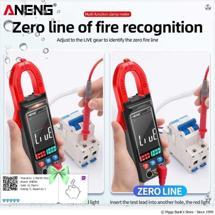 ANENG Tester Listrik Digital Clamp Meter - ST212