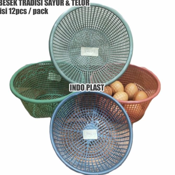 Besek Plastik / Keranjang Telor / Bakul Plastik