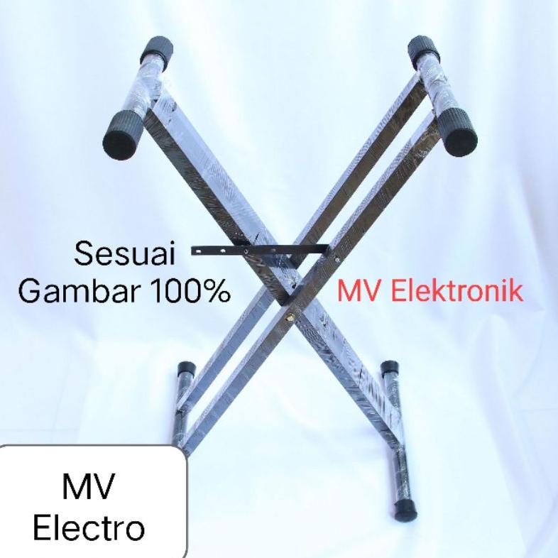 Terbaru Stand Double Keyboard / Kaki Keyboard Double / Stand Piano