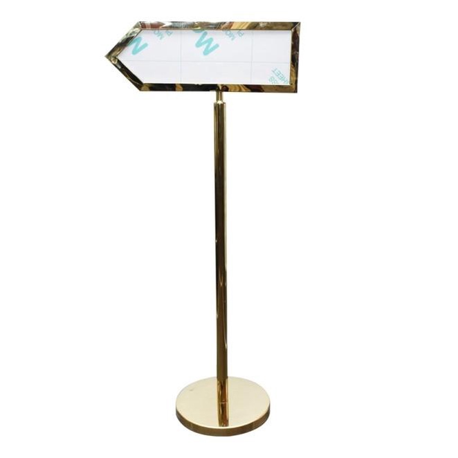 

Tiang Penunjuk Arah Tiang Pengumuman Sign Stand Krisbow Emas
